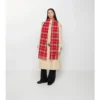 Sciarpa in cashmere con motivo a quadri