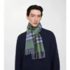 Sciarpa in cashmere con motivo a quadri