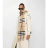 Sciarpa in cashmere con motivo a quadri