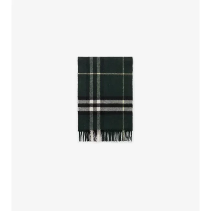 Sciarpa in cashmere con motivo a quadri