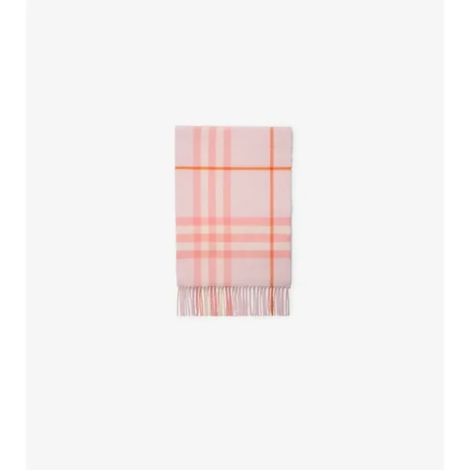 Sciarpa in cashmere con motivo a quadri