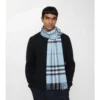 Sciarpa in cashmere con motivo a quadri
