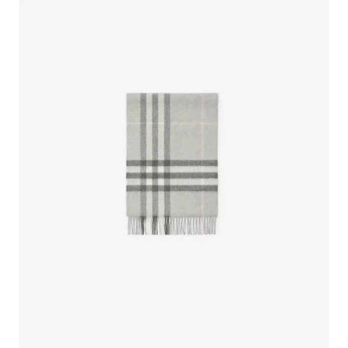 Sciarpa in cashmere con motivo a quadri