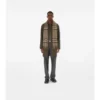 Sciarpa in cashmere con motivo a quadri