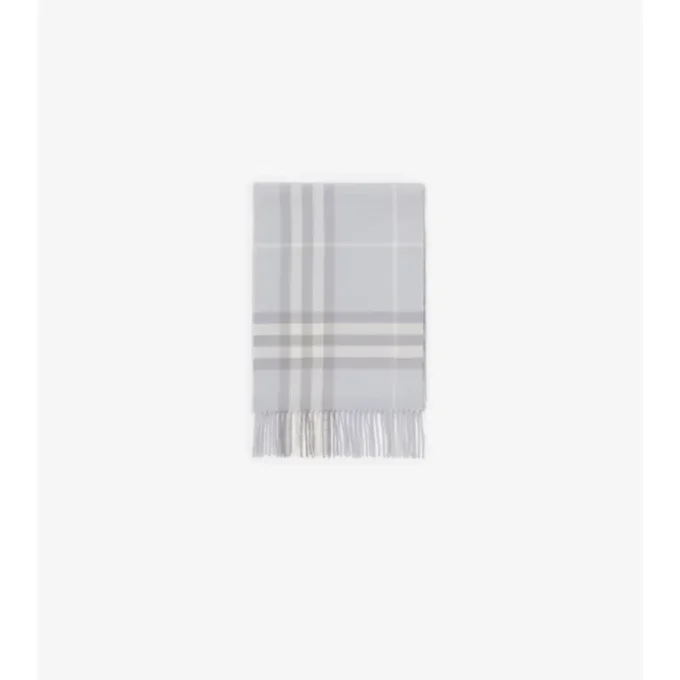 Sciarpa in cashmere con motivo a quadri