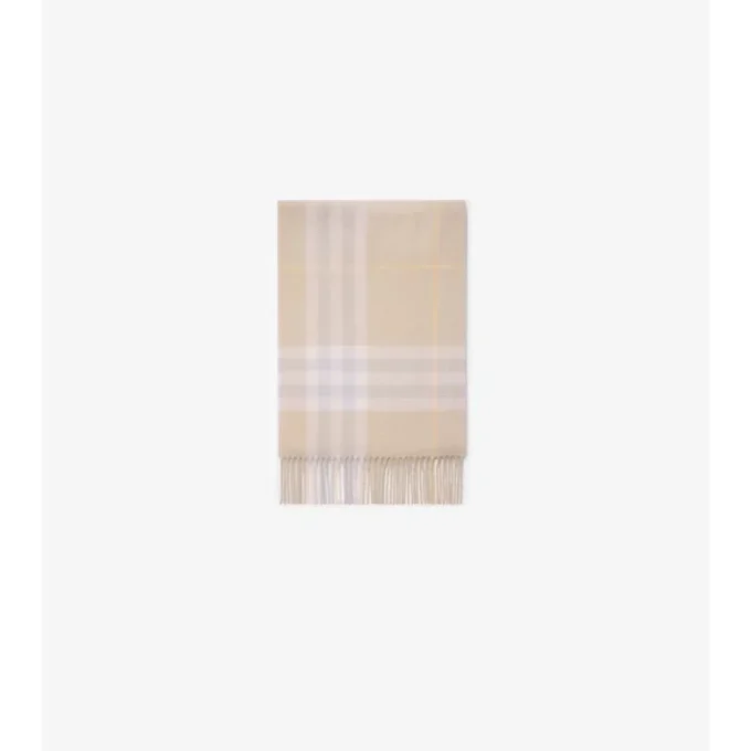 Sciarpa in cashmere con motivo a quadri