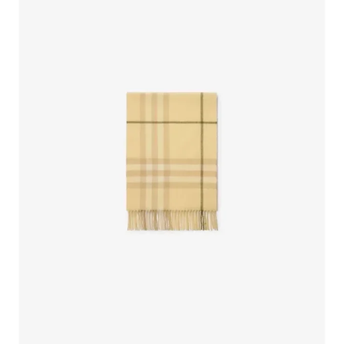 Sciarpa in cashmere con motivo a quadri