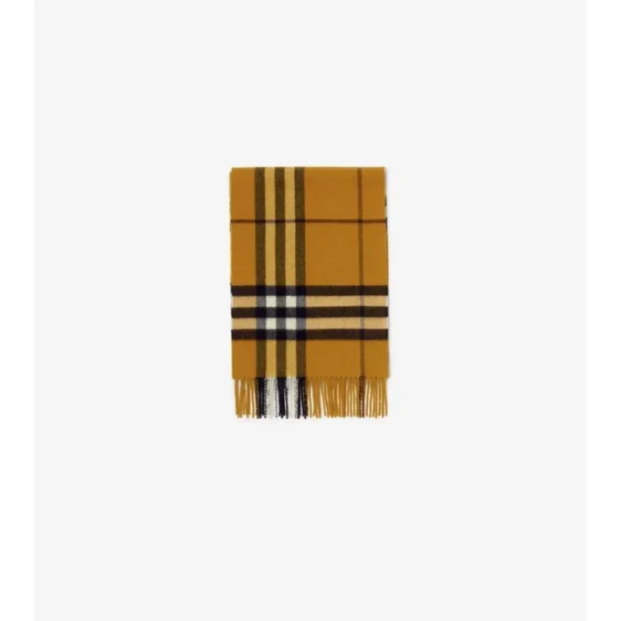 Sciarpa in cashmere con motivo a quadri
