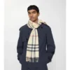 Sciarpa in cashmere con motivo a quadri