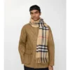 Sciarpa in cashmere con motivo a quadri