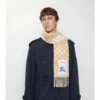 Sciarpa in cashmere con motivo a quadri