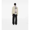 Sciarpa in cashmere con motivo a quadri