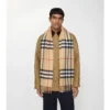 Sciarpa in cashmere con motivo a quadri