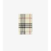 Sciarpa in cashmere con motivo a quadri