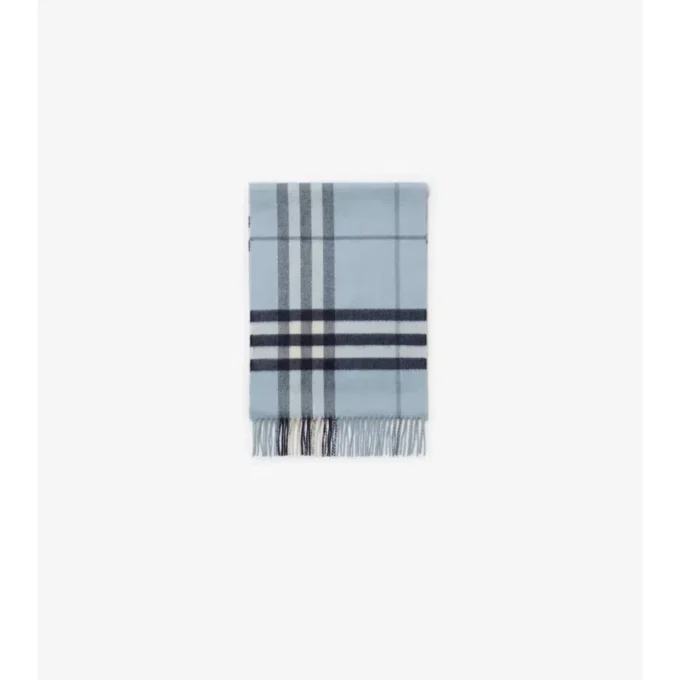 Sciarpa in cashmere con motivo a quadri