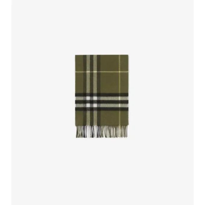 Sciarpa in cashmere con motivo a quadri