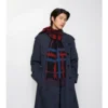 Sciarpa in cashmere con motivo a quadri Belt Check