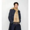 Sciarpa in cashmere con motivo a quadri Belt Check