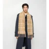 Sciarpa in cashmere con motivo a quadri Belt Check