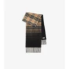 Sciarpa in cashmere con motivo a quadri sfumato