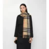 Sciarpa in cashmere con motivo Crystal Check