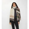 Sciarpa in cashmere con ritratto di stallone