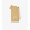 Sciarpa in cashmere con stemma B