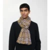 Sciarpa in cashmere e seta con motivo a quadri