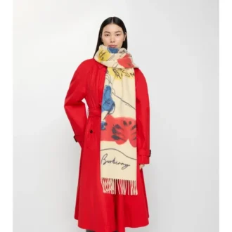 Sciarpa in cashmere EKD acquerellata