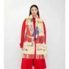 Sciarpa in cashmere EKD acquerellata