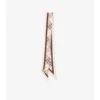 Sciarpa in seta a quadri skinny