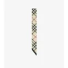 Sciarpa in seta a quadri skinny