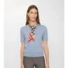 Sciarpa in seta a quadri skinny