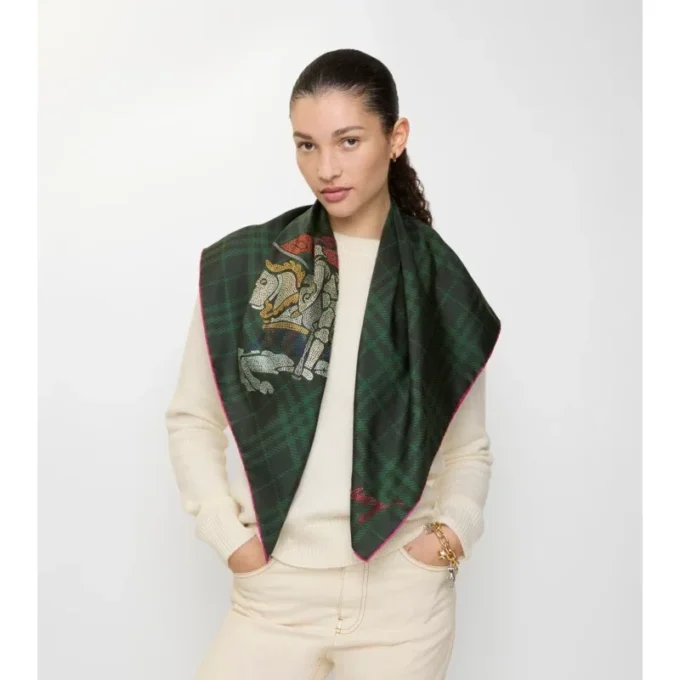 Sciarpa in seta Crystal EKD Check