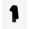 Sciarpa in shearling con etichetta stretta