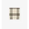 Sciarpa larga in cashmere con motivo EKD a punto croce