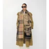 Sciarpa larga reversibile in cashmere EKD