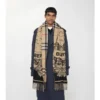 Sciarpa larga reversibile in cashmere EKD