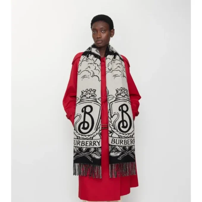 Sciarpa larga reversibile Stormy Knight