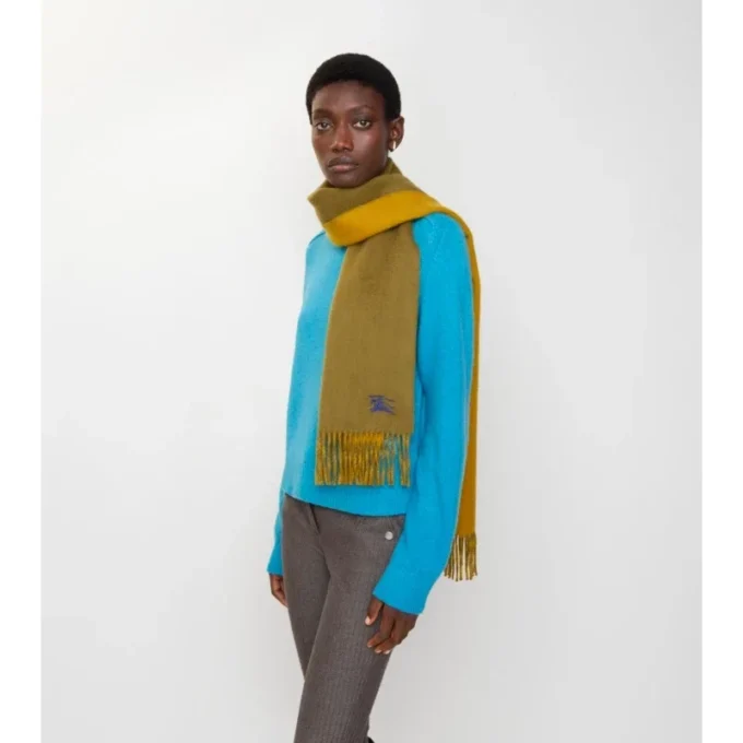 Sciarpa reversibile in cashmere