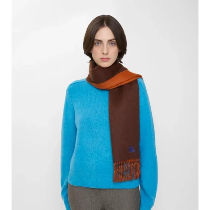 Sciarpa reversibile in cashmere