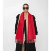 Sciarpa reversibile in cashmere