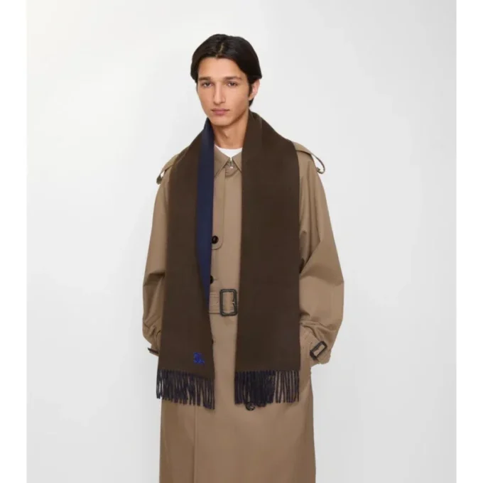 Sciarpa reversibile in cashmere