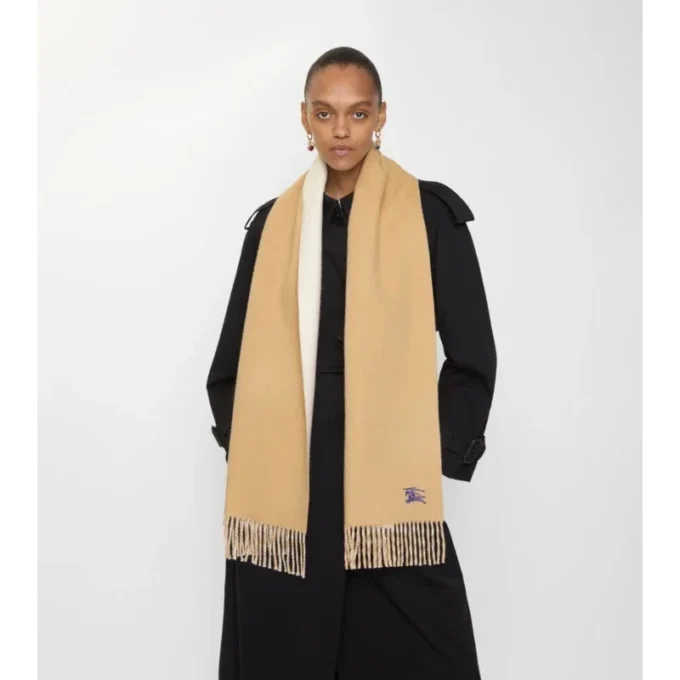 Sciarpa reversibile in cashmere