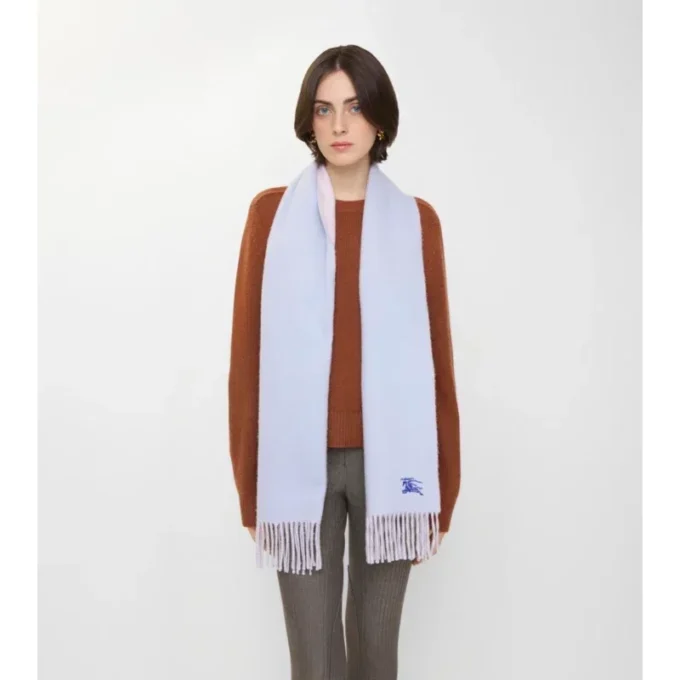 Sciarpa reversibile in cashmere