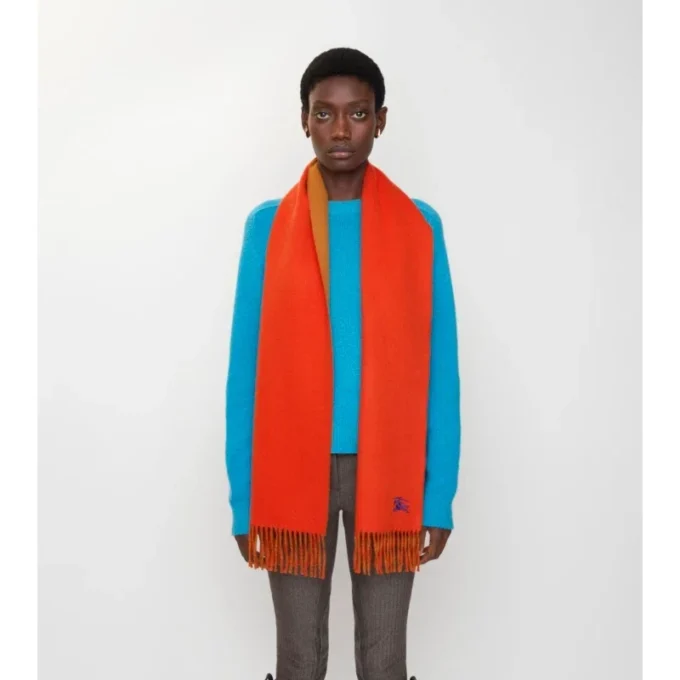 Sciarpa reversibile in cashmere