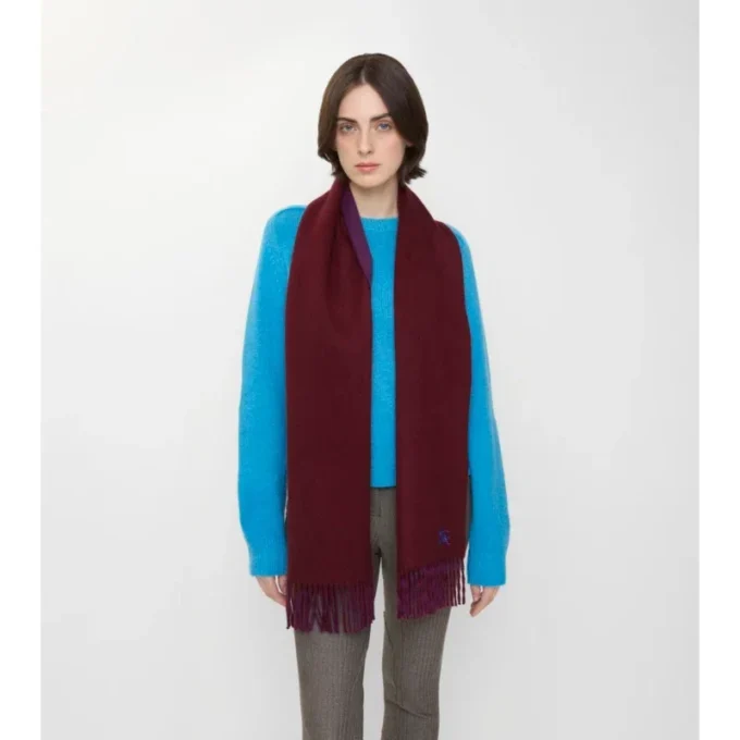 Sciarpa reversibile in cashmere