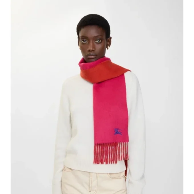 Sciarpa reversibile in cashmere