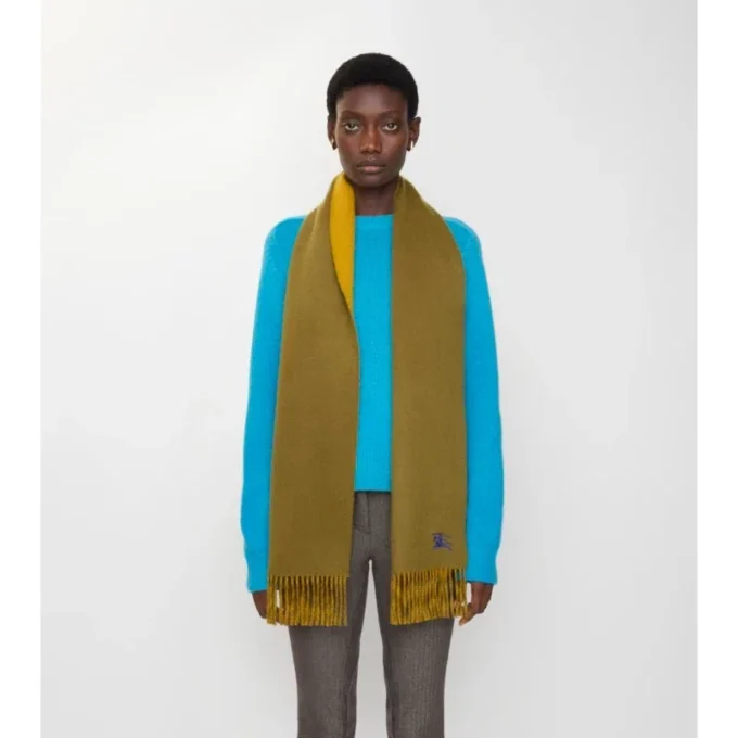 Sciarpa reversibile in cashmere