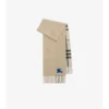 Sciarpa reversibile in cashmere con motivo EKD Check